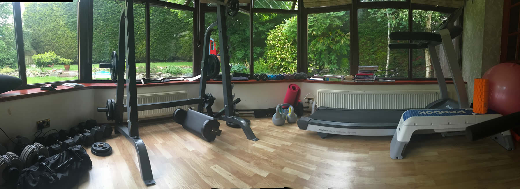 Personal training in home studio
